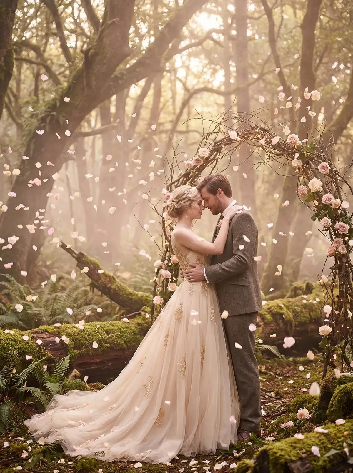 韩国朋友夫妇:交换3 森系童话主题婚纱摄影